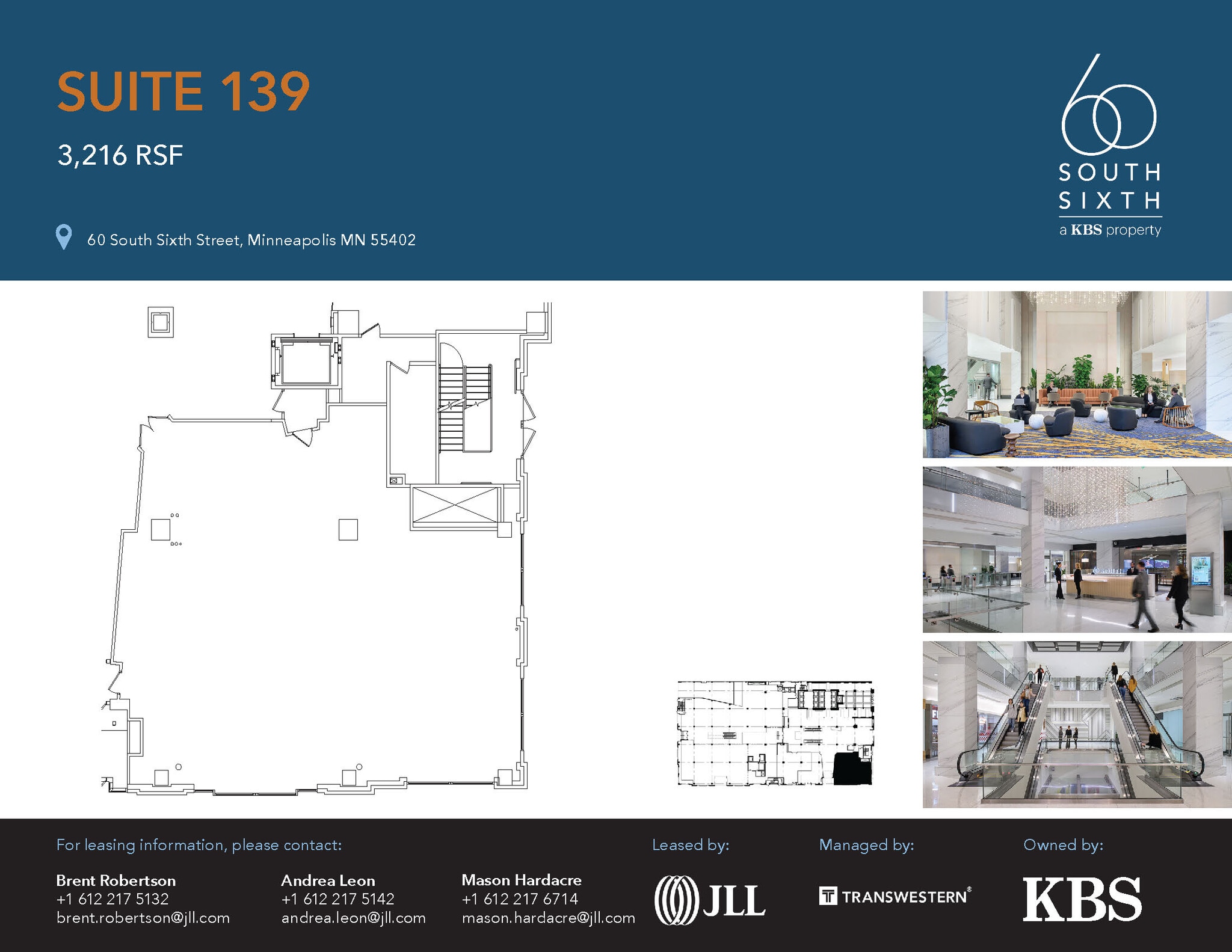 60 S 6th St, Minneapolis, MN à louer Plan d’étage– Image 1 sur 1