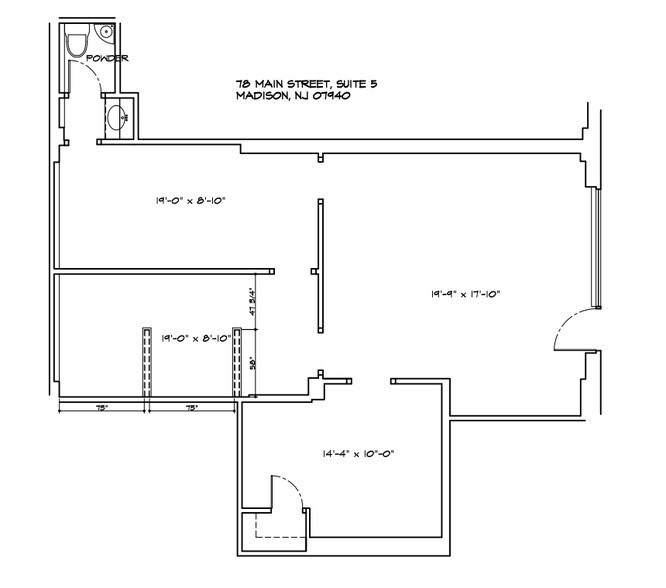 78-80 Main St, Madison, NJ à louer - Plan d’étage – Image 3 sur 45