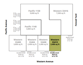 33400-33416 Western Ave, Union City, CA à louer Plan d’étage– Image 1 sur 1