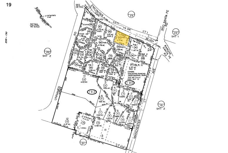 2211 Encinitas Blvd, Encinitas, CA à louer - Plan cadastral – Image 2 sur 8