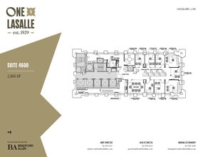1 N LaSalle St, Chicago, IL à louer Plan d’étage– Image 1 sur 4