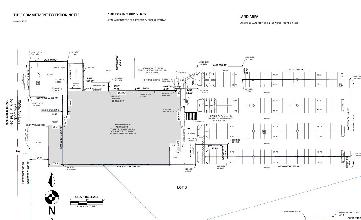 7463 W Colonial Dr, Orlando, FL à louer Plan d’étage– Image 1 sur 5