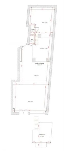 Local commercial dans Lyon à louer - Plan d’étage – Image 2 sur 2