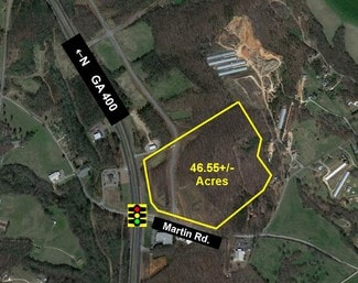 Plus de détails pour 4695 Martin Rd, Cumming, GA - Terrain à vendre