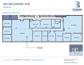 300 Delaware Ave, Wilmington, DE à louer Plan d’étage– Image 1 sur 1