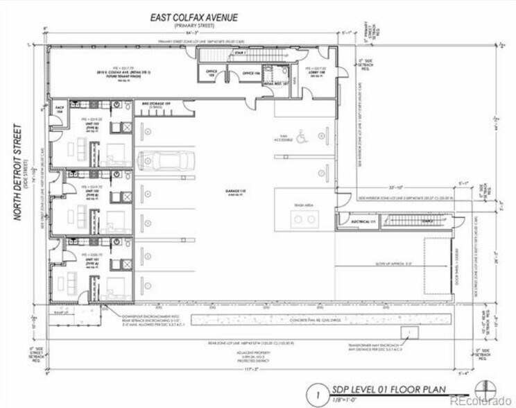 2806 E Colfax Ave, Denver, CO à vendre - Plan d’étage – Image 2 sur 5