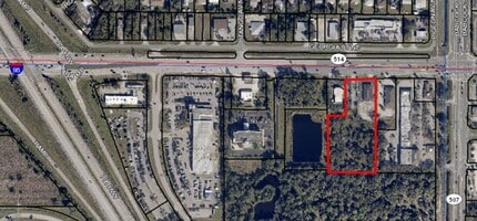 1264 SE Malabar Rd, Palm Bay, FL - VUE AÉRIENNE  vue de carte