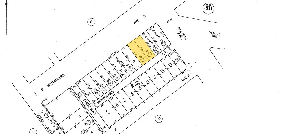 62-66 Windward Ave, Venice, CA à louer - Plan cadastral – Image 1 sur 44