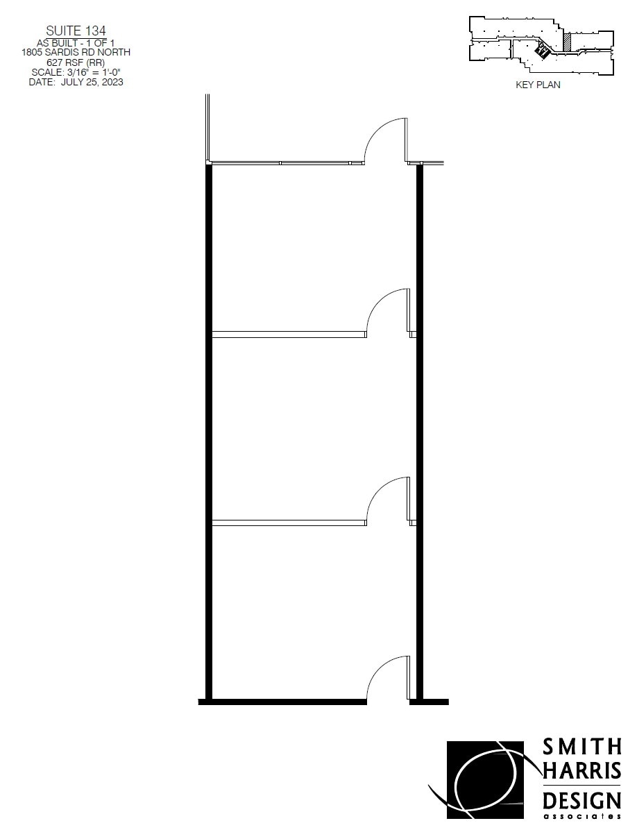 1805 Sardis Rd N, Charlotte, NC à louer Plan d’étage– Image 1 sur 1