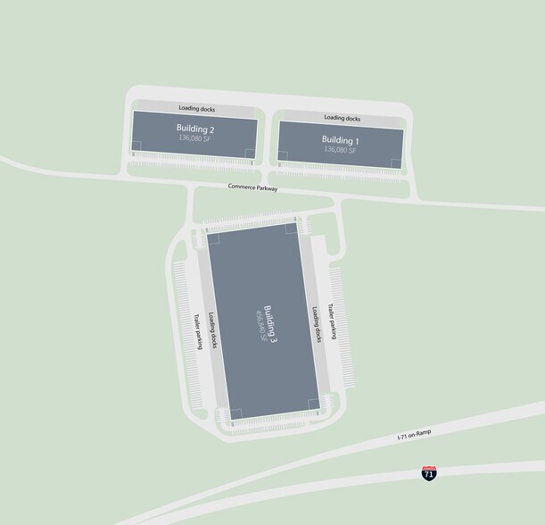 71 Trade Center, Buckner, KY à louer - Plan de site – Image 2 sur 2