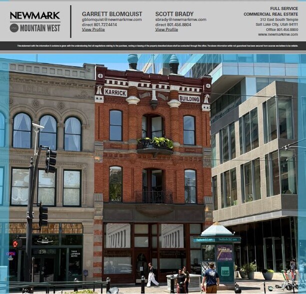 236 S Main St, Salt Lake City, UT à louer - Photo de l’immeuble – Image 2 sur 3