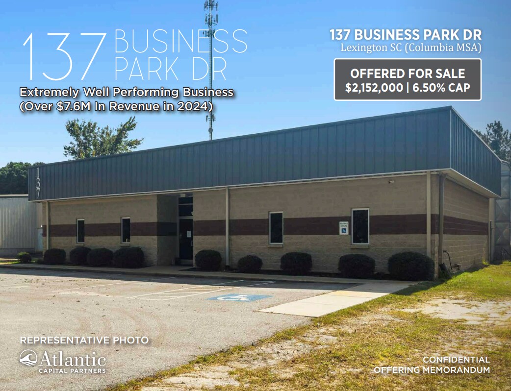 137 Business Park Dr, Lexington, SC à vendre Photo principale– Image 1 sur 5