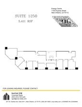 1100 Poydras St, New Orleans, LA à louer Plan de site– Image 1 sur 1