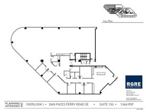 2849 Paces Ferry Rd SE, Atlanta, GA à louer Plan d’étage– Image 1 sur 5