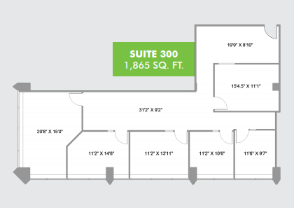 245 Fairview Mall Dr, Toronto, ON à louer Plan d’étage– Image 1 sur 1