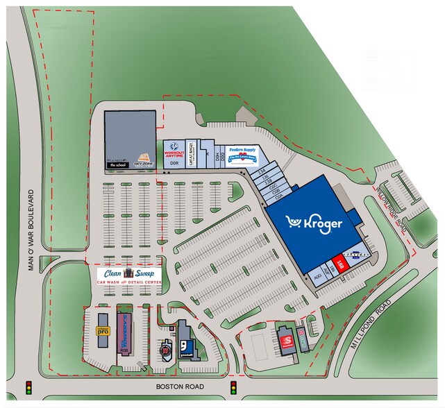 3630-3650 Boston Rd, Lexington, KY à louer - Plan de site – Image 2 sur 6