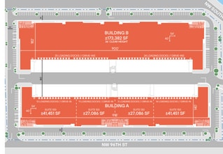 8593 NW 96th St, Medley, FL à louer Plan de site– Image 1 sur 2
