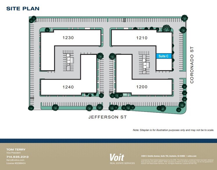 1210 N Jefferson St, Anaheim, CA à vendre - Plan de site – Image 2 sur 2