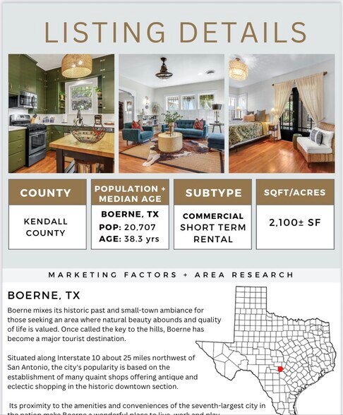 129 E Evergreen St, Boerne, TX à vendre - Photo de l’immeuble – Image 3 sur 5