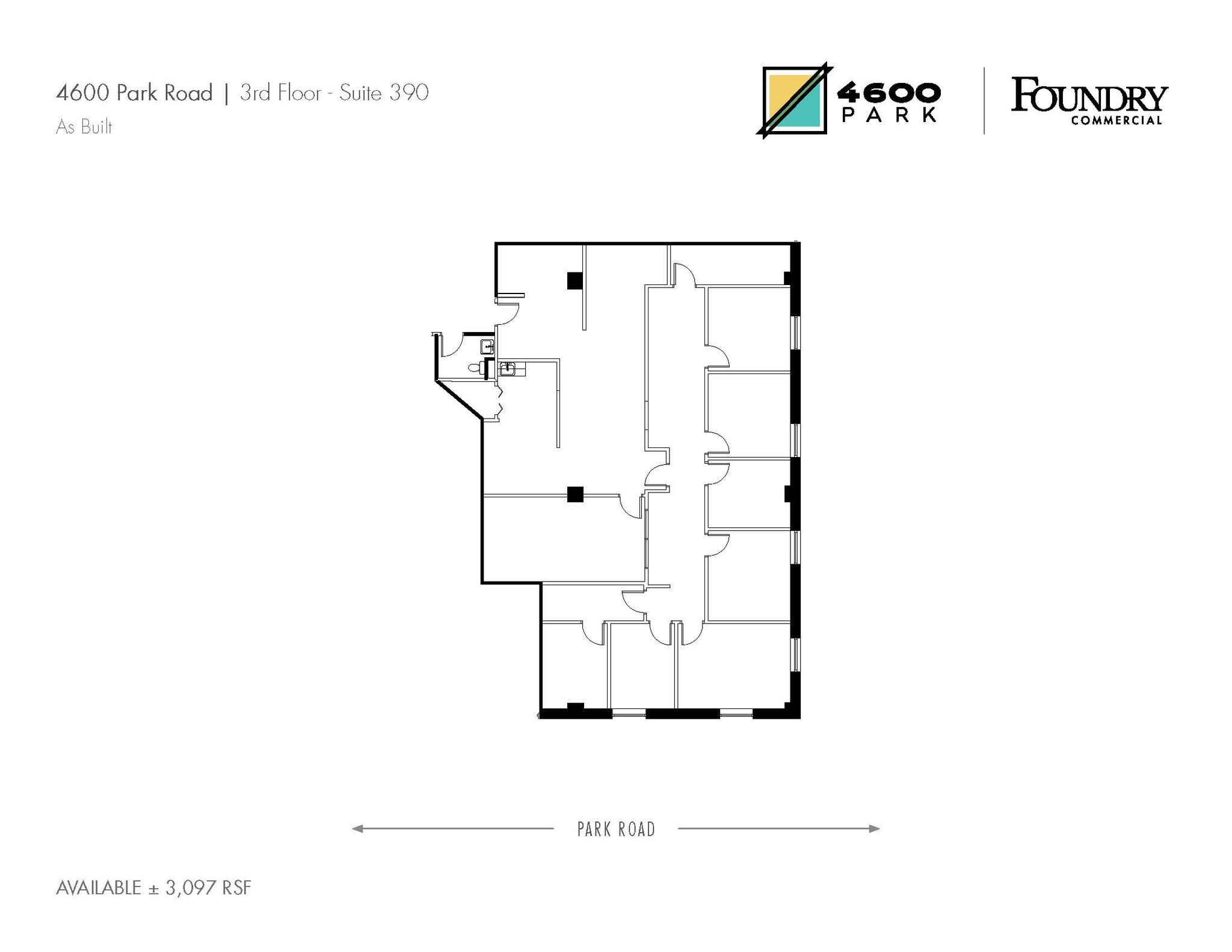 4600 Park Rd, Charlotte, NC à louer Plan d’étage– Image 1 sur 1