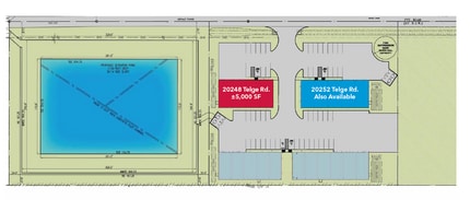 20252 Telge Rd, Tomball, TX à louer Plan de site– Image 2 sur 2