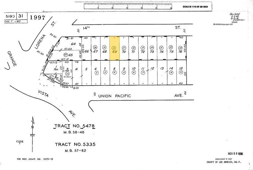 3328 E 14th St, Los Angeles, CA à vendre - Plan cadastral – Image 2 sur 12