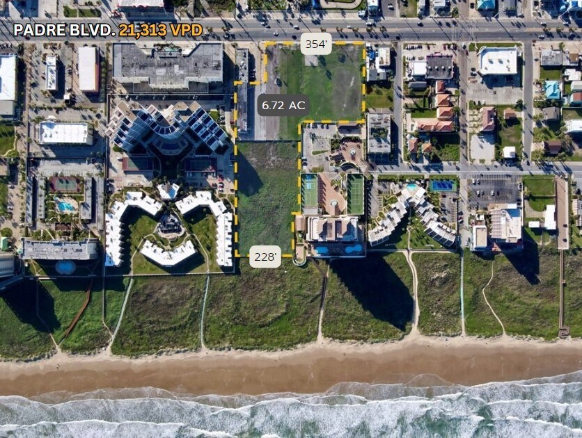 1202 Padre Island Rd S, South Padre Island, TX à vendre Photo de l’immeuble– Image 1 sur 6