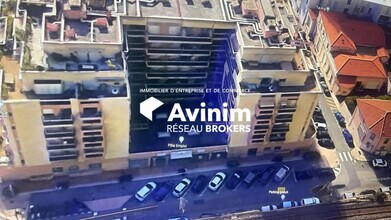 Menton - Vue aérienne  vue de carte