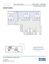 15233 Ventura Blvd, Sherman Oaks, CA à louer Plan d’étage– Image 1 sur 1