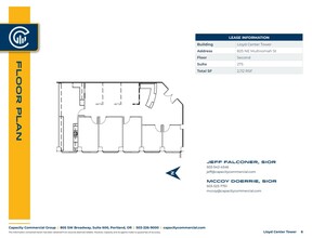 825 NE Multnomah St, Portland, OR à louer Plan d’étage– Image 1 sur 1