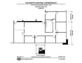 100 N Central Expy, Richardson, TX à louer Plan d’étage– Image 2 sur 2