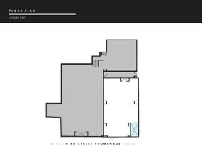 1451-1457 3rd Street Promenade, Santa Monica, CA à louer Plan d’étage– Image 1 sur 4