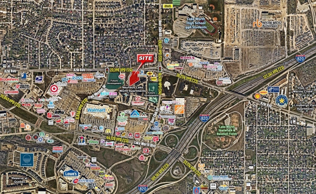 SWQ Boat Club Rd & Azle Ave, Lake Worth, TX à vendre Photo principale– Image 1 sur 4