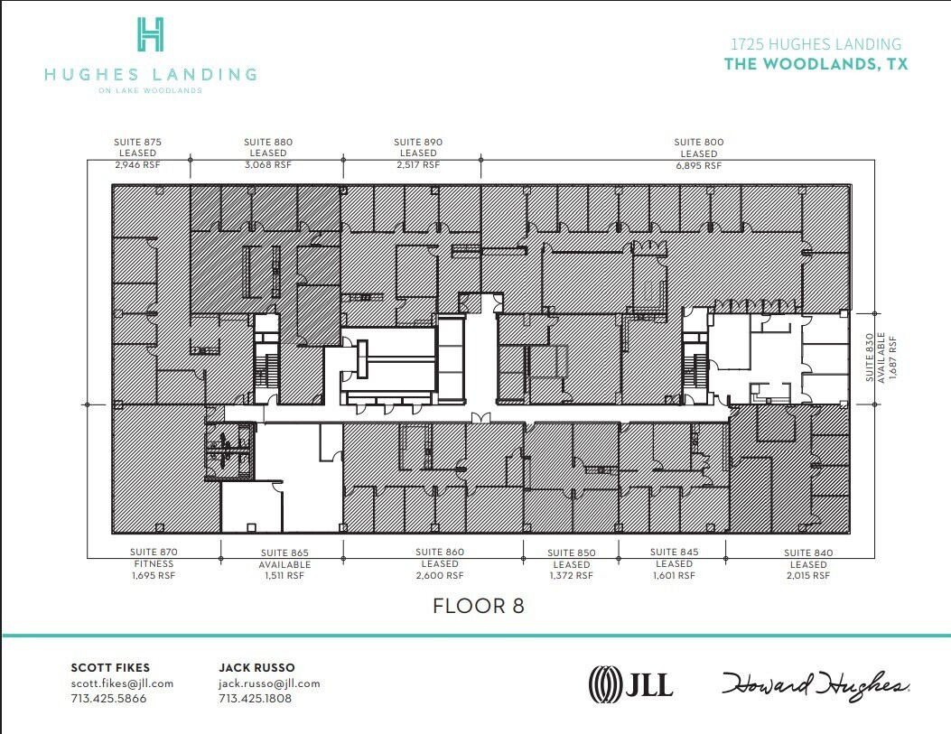 1725 Hughes Landing Blvd, The Woodlands, TX à louer Plan d’étage– Image 1 sur 1