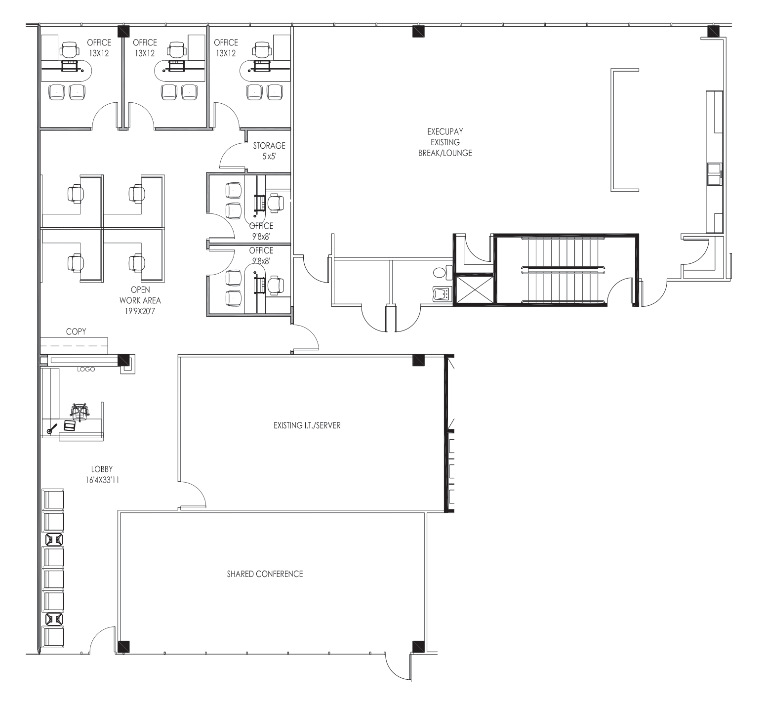 10500 Heritage Blvd, San Antonio, TX à louer Plan d’étage– Image 1 sur 2