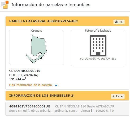 Terrain dans Motril, Granada à vendre Plan de site– Image 1 sur 4