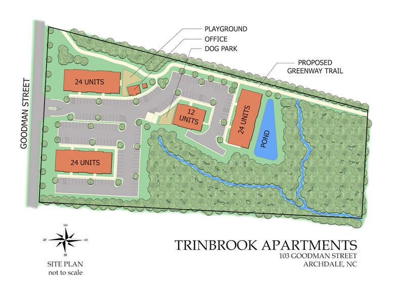 Trinbrook Apartments Site portefeuille de 3 biens à vendre sur LoopNet.fr - Photo de l’immeuble – Image 2 sur 4