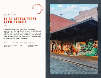 Plus de détails pour 18 Little W 12th St, New York, NY - Local commercial à louer