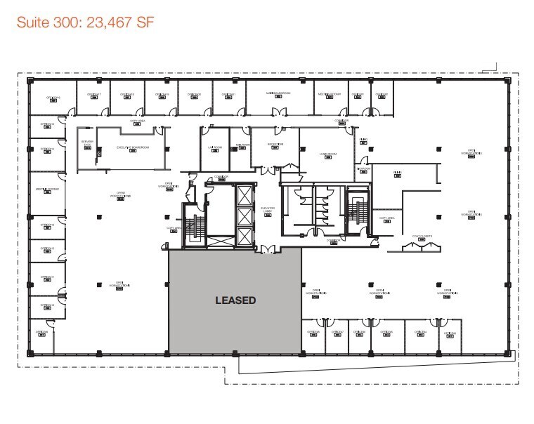 2680 Matheson Blvd E, Mississauga, ON à louer Plan d’étage– Image 1 sur 1