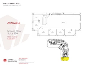 1414 Raleigh Rd, Chapel Hill, NC à louer Plan d’étage– Image 1 sur 1