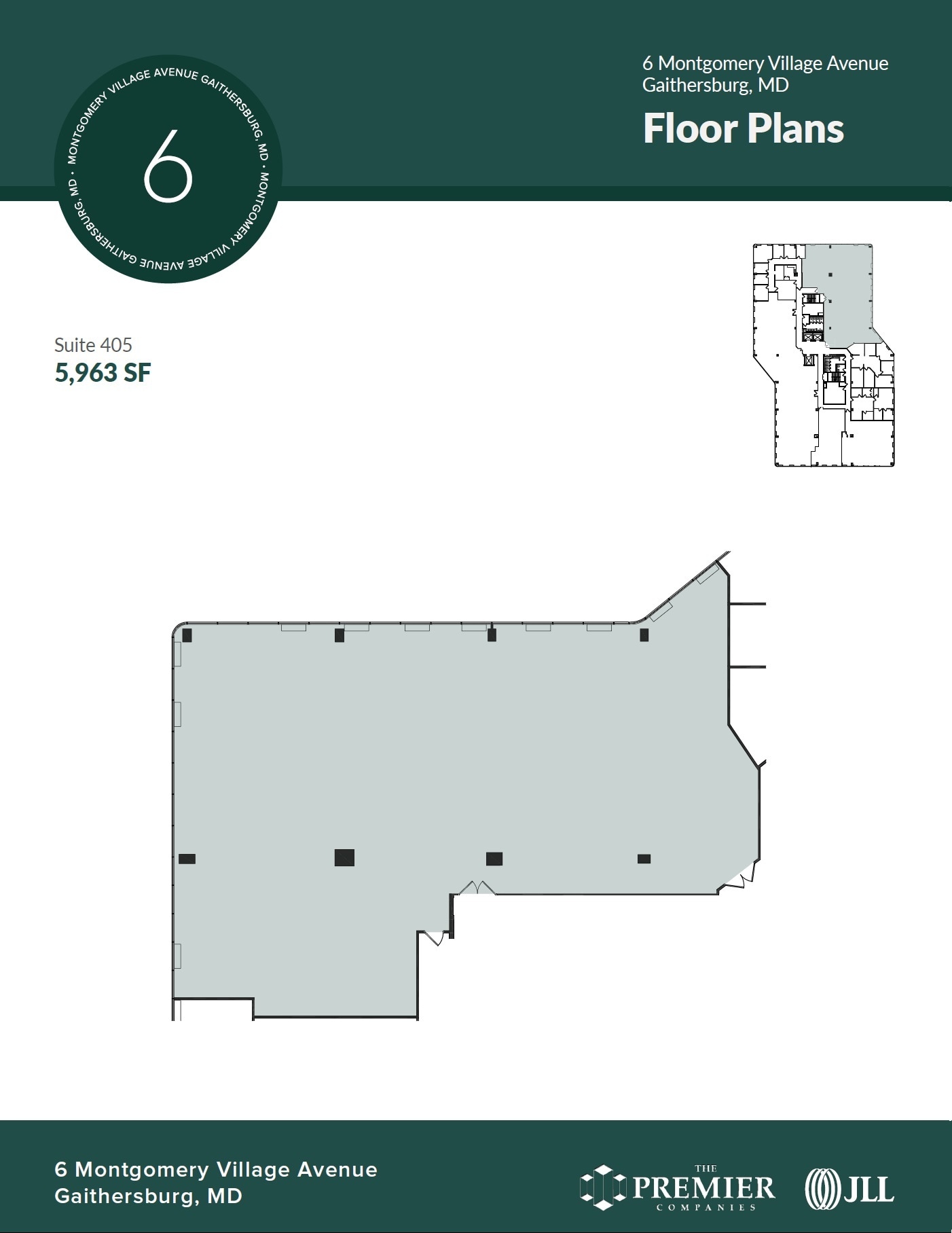 6 Montgomery Village Ave, Gaithersburg, MD à louer Plan d’étage– Image 1 sur 1
