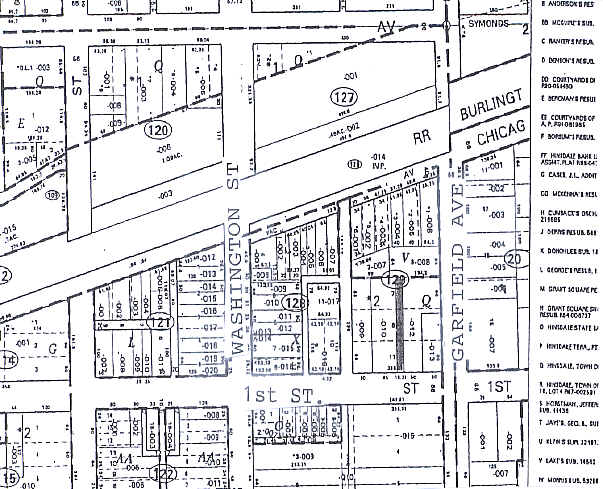 33 E 1st St, Hinsdale, IL à louer - Plan cadastral – Image 2 sur 4