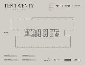 1020 Spring St, Atlanta, GA à louer Plan d’étage– Image 1 sur 1