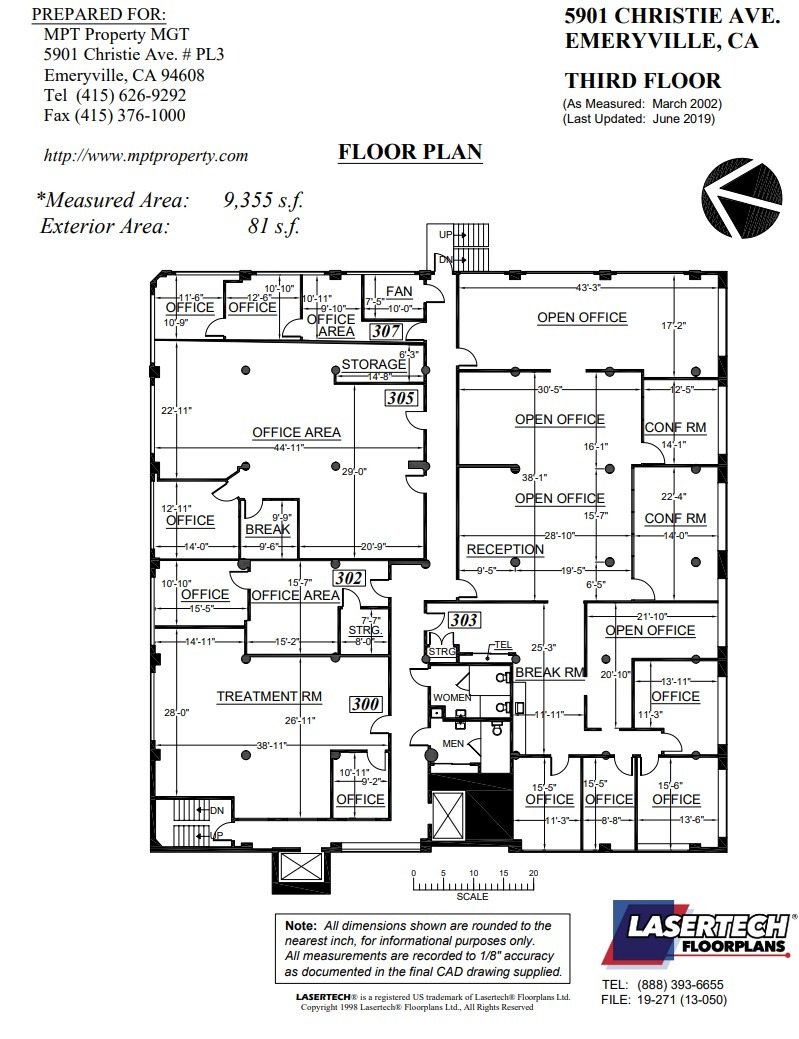 5901 Christie Ave, Emeryville, CA à louer Plan d’étage– Image 1 sur 1