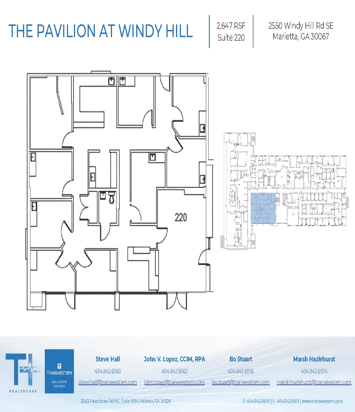 2550 Windy Hill Rd SE, Marietta, GA à louer Plan d’étage– Image 1 sur 1