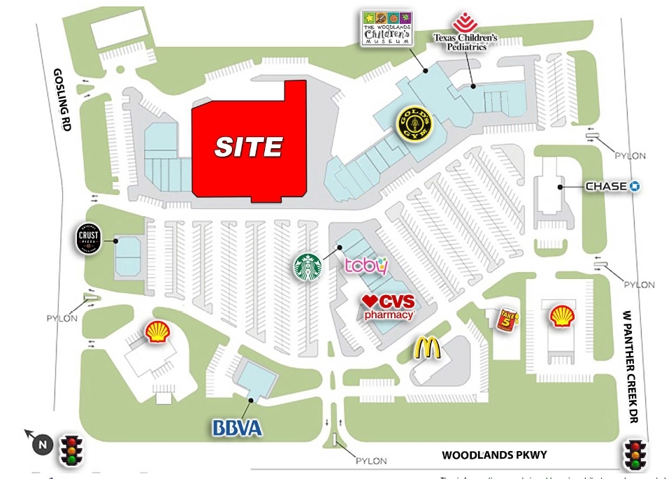 4775 W Panther Creek Dr, The Woodlands, TX à louer Plan de site– Image 1 sur 1