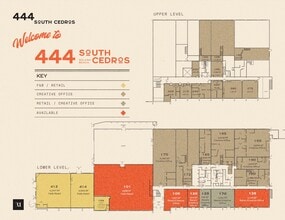 444 S Cedros Ave, Solana Beach, CA à louer Plan d’étage– Image 1 sur 1