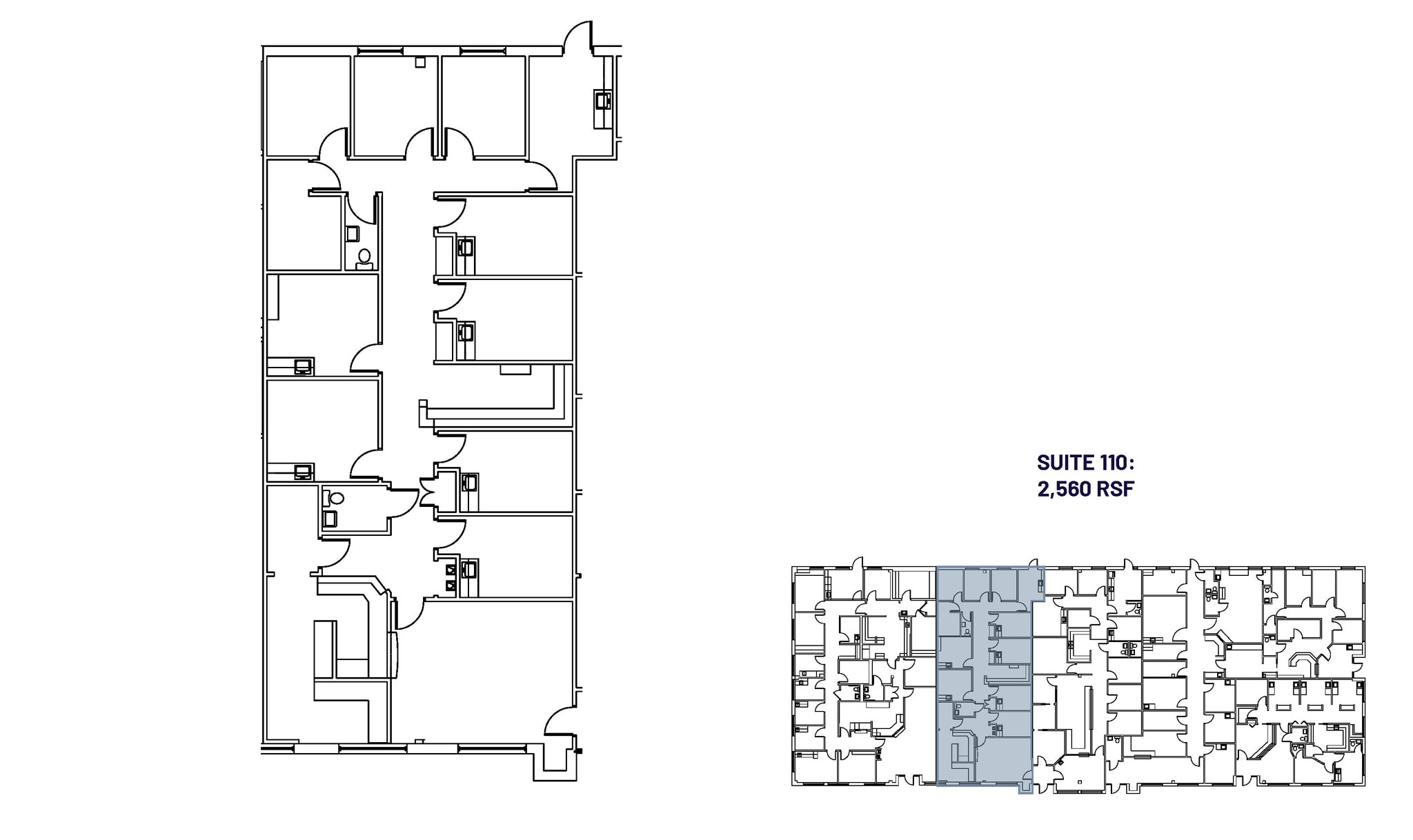 10502 Park Rd, Charlotte, NC à louer Plan d’étage– Image 1 sur 1
