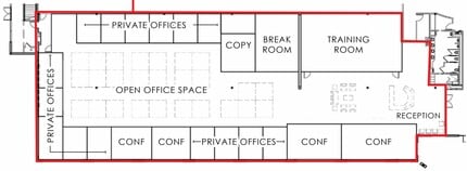 810 Vaca Valley Pky, Vacaville, CA à louer Plan d’étage– Image 1 sur 2