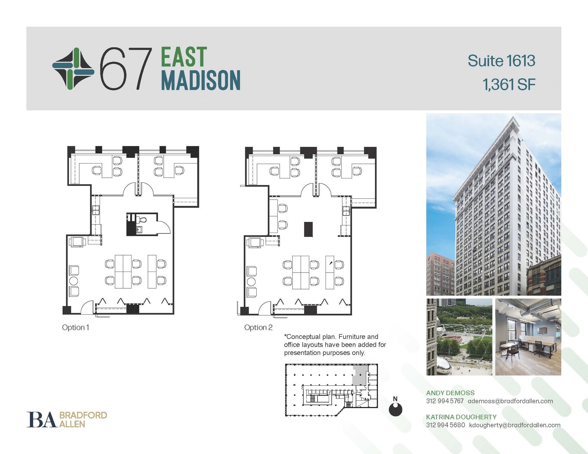 67 E Madison St, Chicago, IL à louer Plan d’étage– Image 1 sur 1